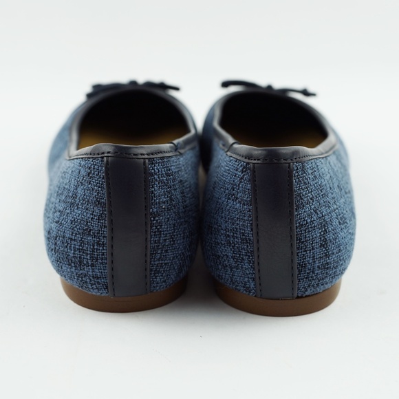 New J.CREW Size 6 Tweed Ballet Flats in Indigo $118 BY320 - Picture 5 of 5